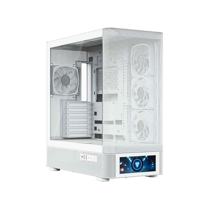 Modecom PC Case Volcano AQ500 ARGB Midi White