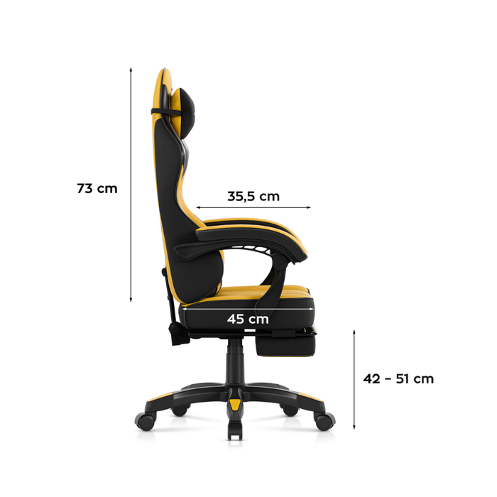 Huzaro Force 3.7 Gaming Chair Yellow