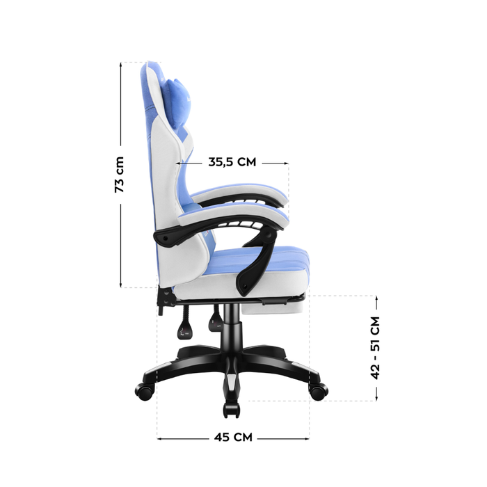 Huzaro Force 3.7 Gaming Chair Blue