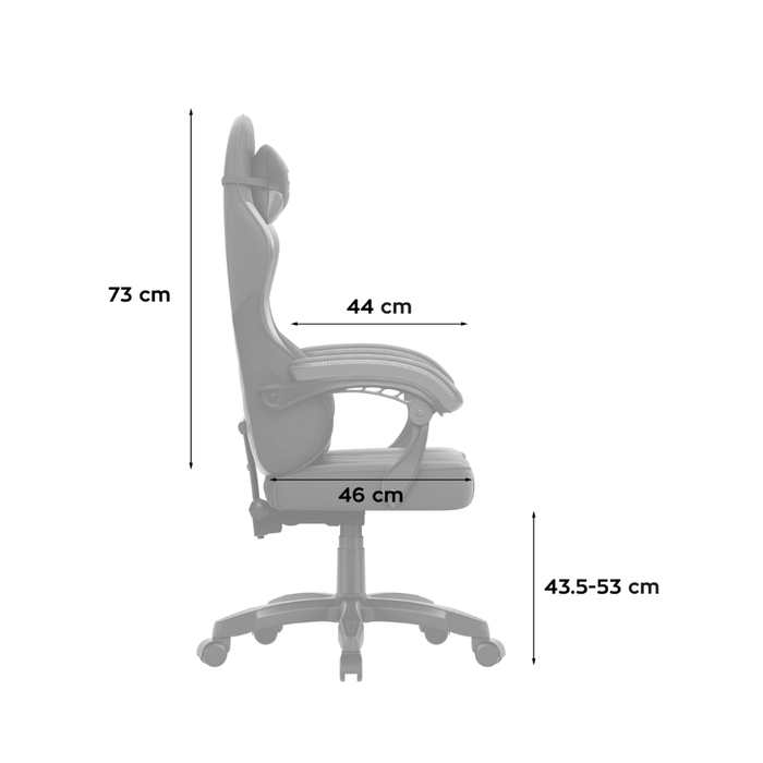 Huzaro Force 2.7 Velour Gaming Chair Black Carbon