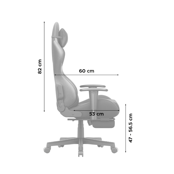 Huzaro Force 5.7 Gaming Chair Black Carbon