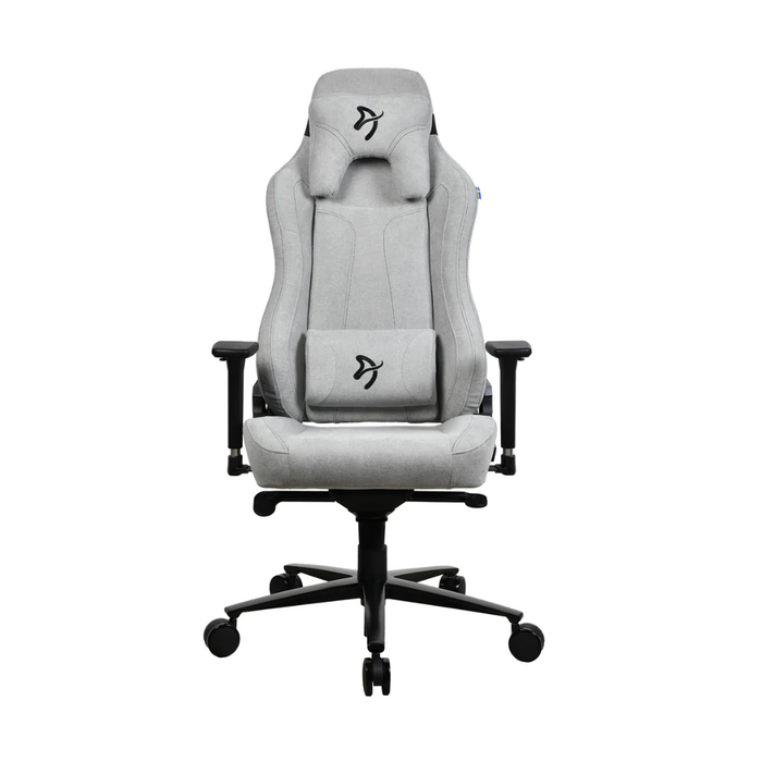 Arozzi Vernazza Soft Fabric Gaming Chair Light Grey