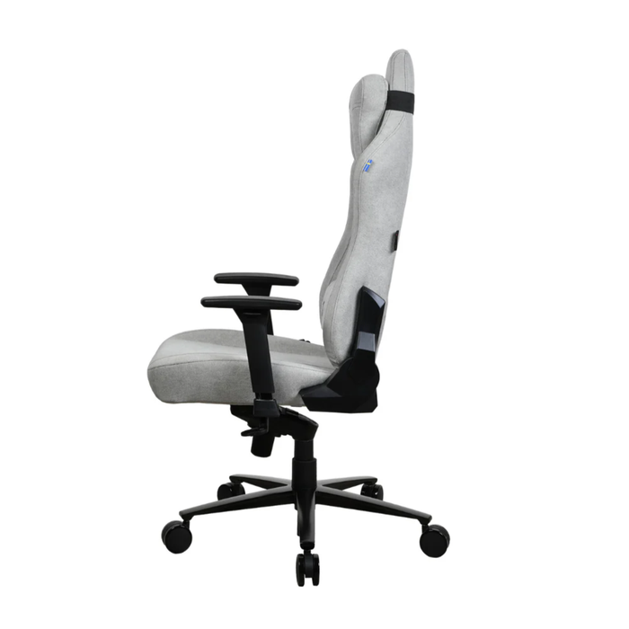 Arozzi Vernazza Soft Fabric Gaming Chair Light Grey