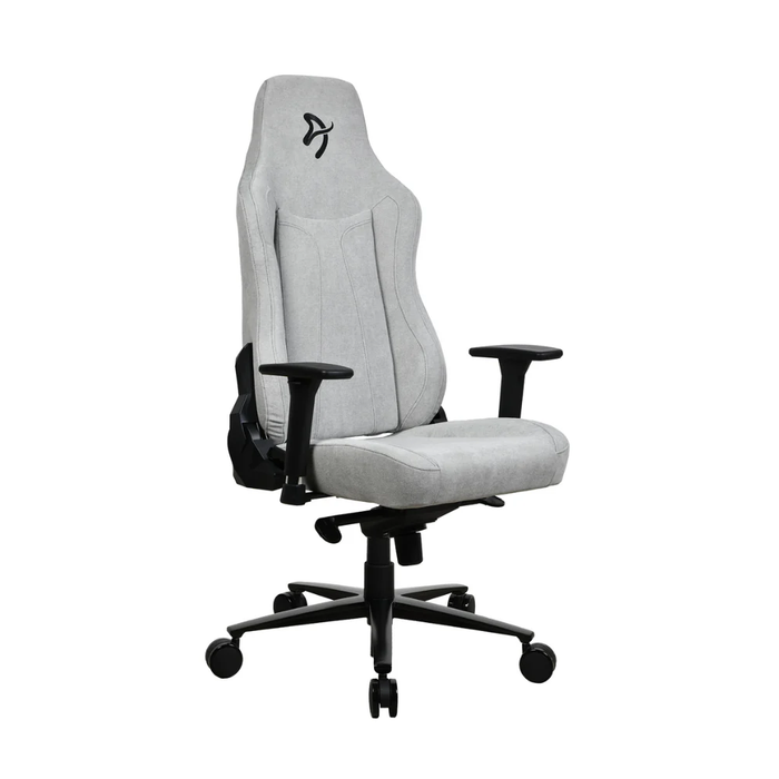 Arozzi Vernazza Soft Fabric Gaming Chair Light Grey