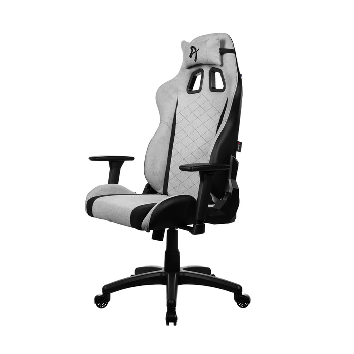 Arozzi Avanti Soft Fabric Gaming Chair Light Grey