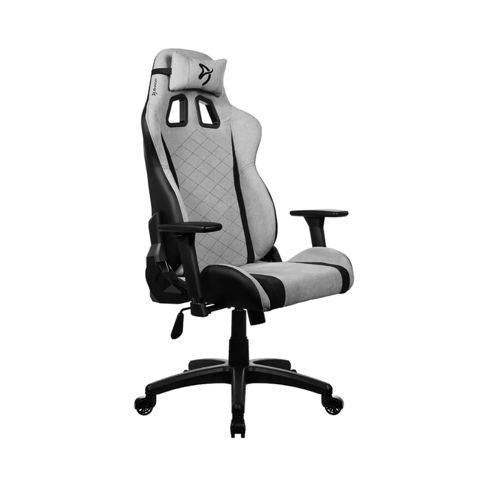 Arozzi Avanti Soft Fabric Gaming Chair Light Grey