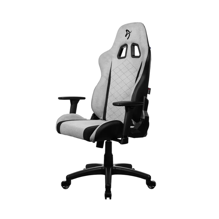 Arozzi Avanti Soft Fabric Gaming Chair Light Grey