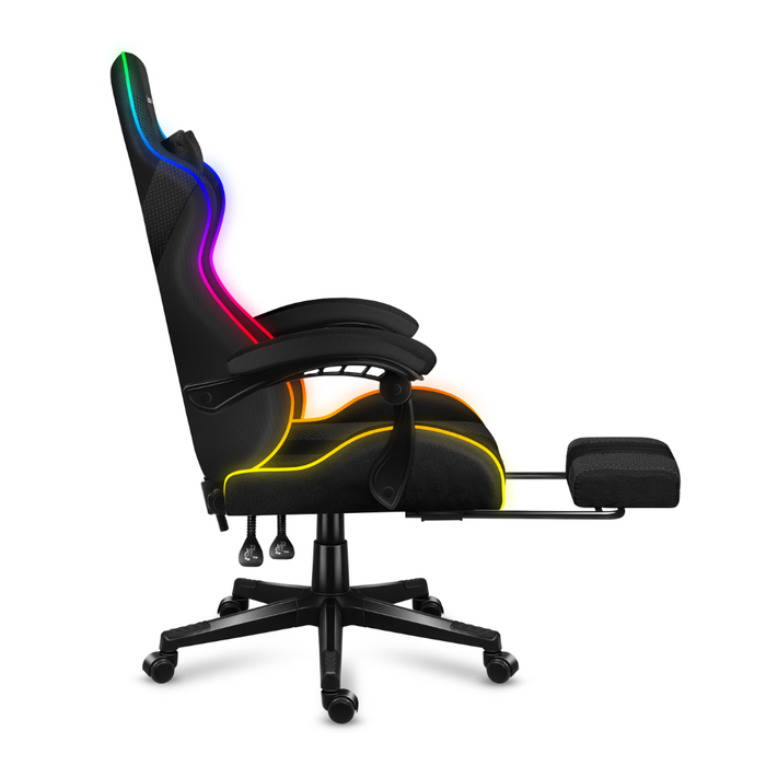 Huzaro Force 4.7 RGB Mesh Gaming Chair Black