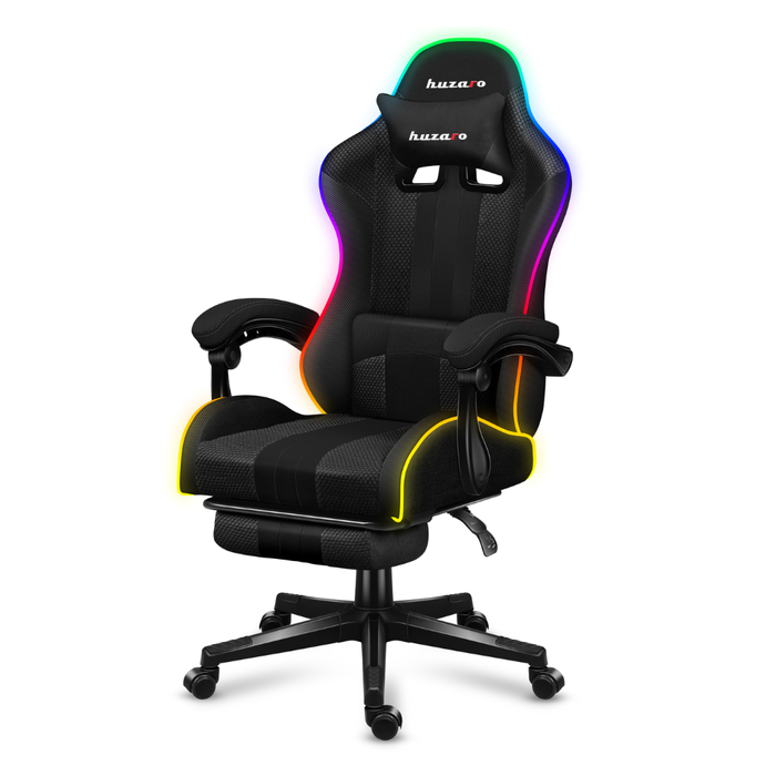 Huzaro Force 4.7 RGB Mesh Gaming Chair Black