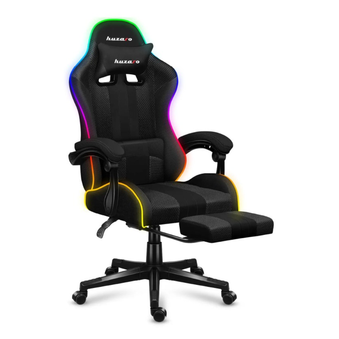 Huzaro Force 4.7 RGB Mesh Gaming Chair Black