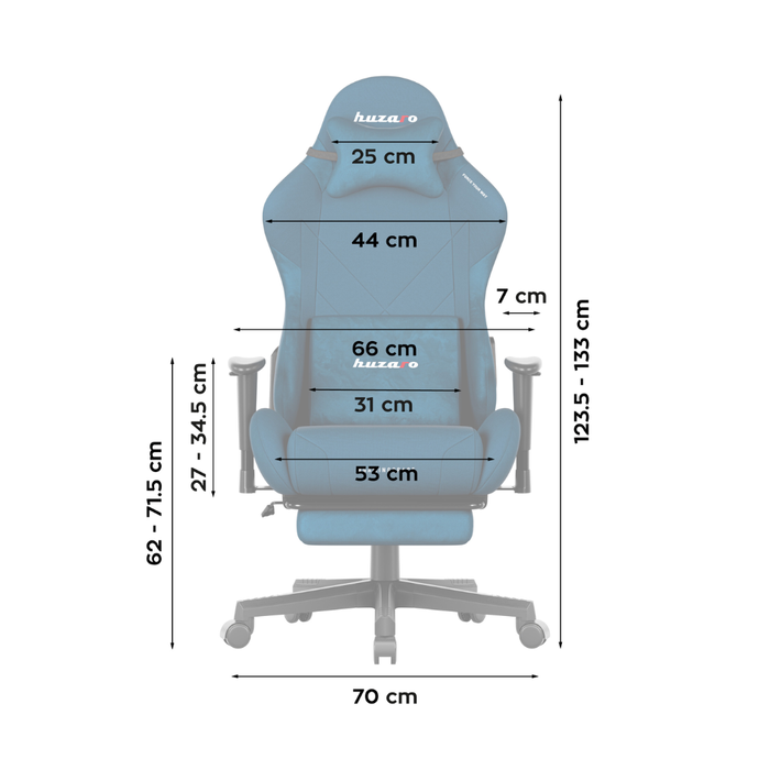 Huzaro Force 5.7 Gaming Chair Blue