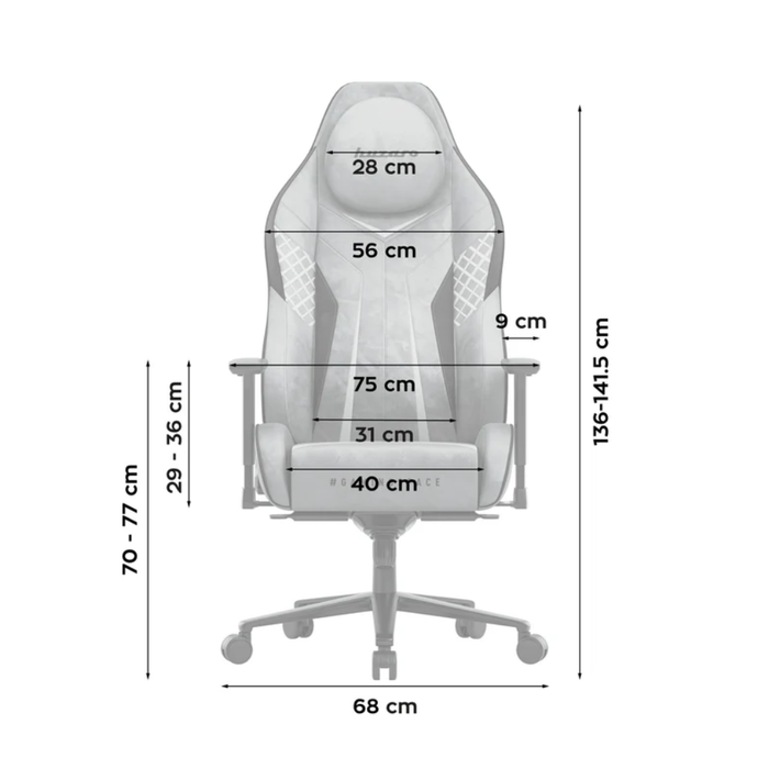 Huzaro Force 8.3 Gaming Chair Grey
