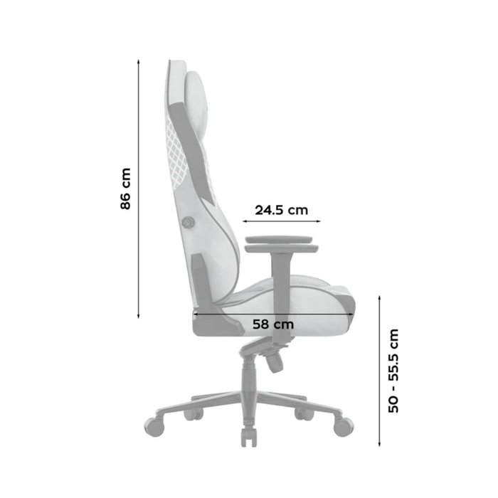 Huzaro Force 8.3 Gaming Chair Grey