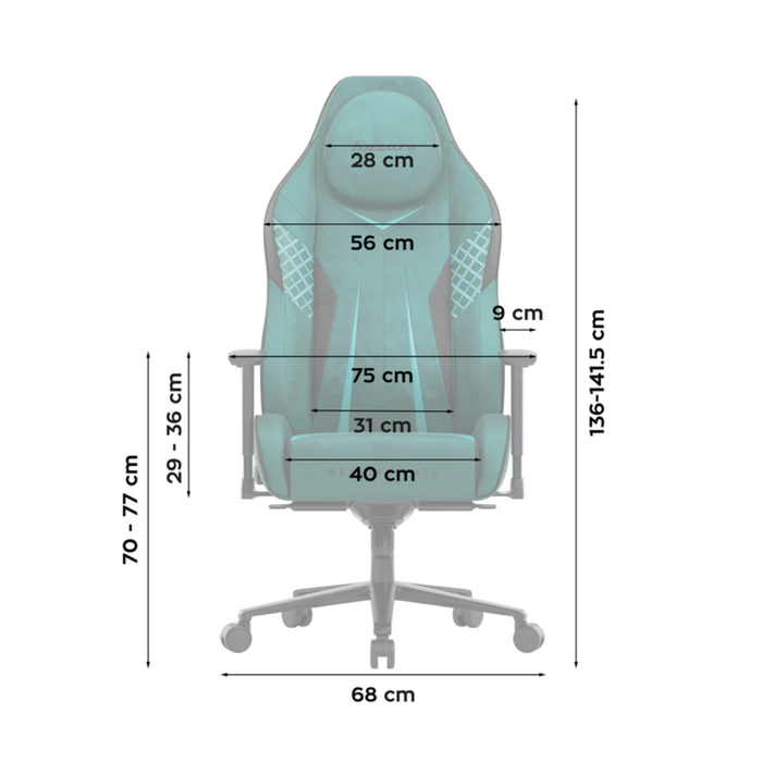 Huzaro Force 8.3 Gaming Chair Green