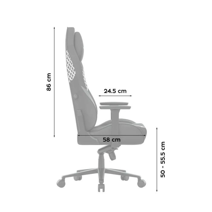 Huzaro Force 8.3 Carbon Gaming Chair Black