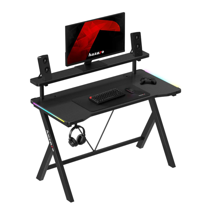 Huzaro Hero 1.9 RGB Gaming Desk Black