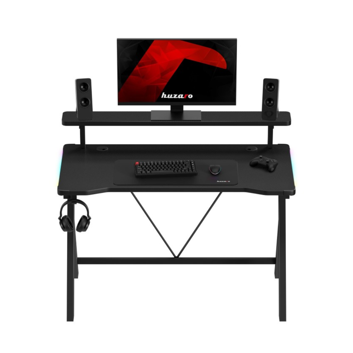 Huzaro Hero 1.9 RGB Gaming Desk Black