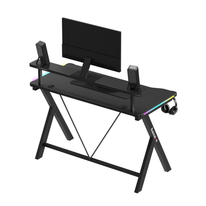 Huzaro Hero 1.9 RGB Gaming Desk Black