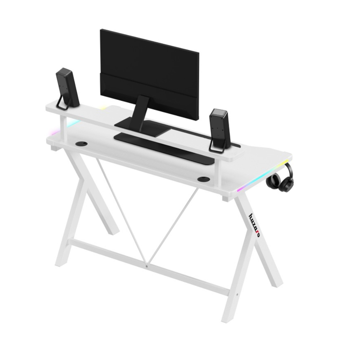 Huzaro Hero 1.9 RGB Gaming Desk White