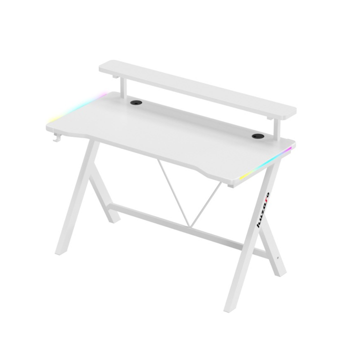 Huzaro Hero 1.9 RGB Gaming Desk White