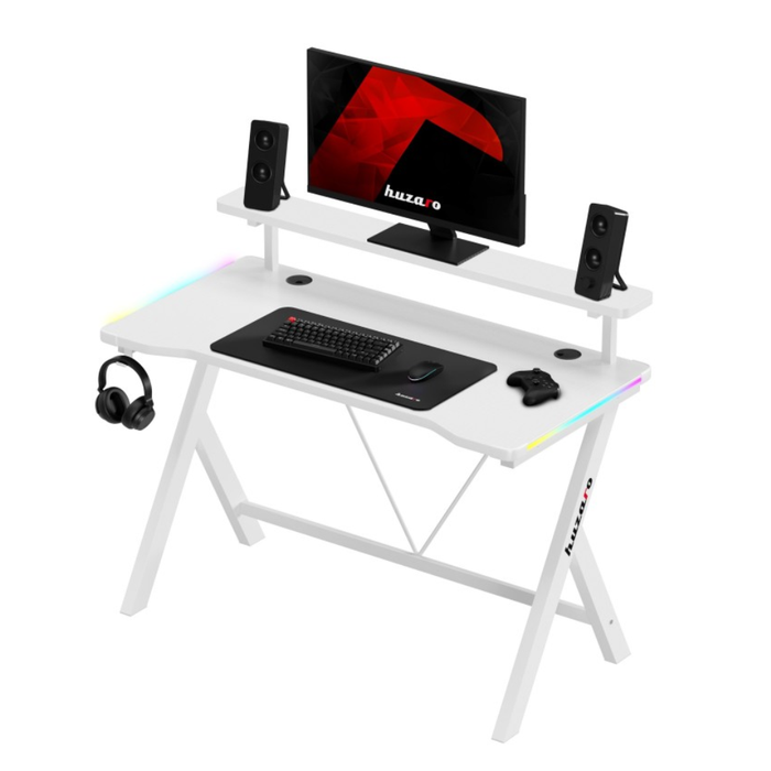 Huzaro Hero 1.9 RGB Gaming Desk White