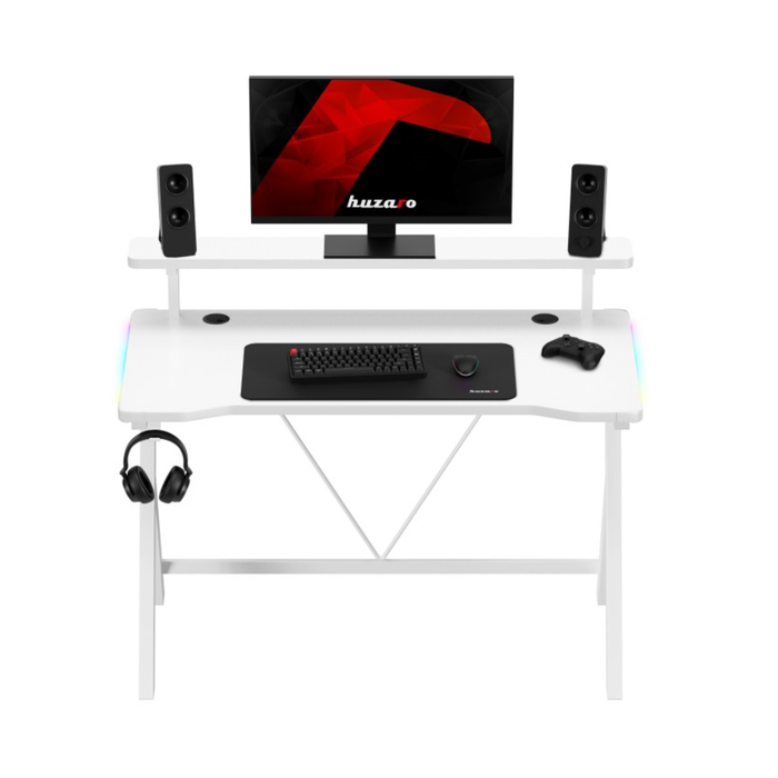 Huzaro Hero 1.9 RGB Gaming Desk White