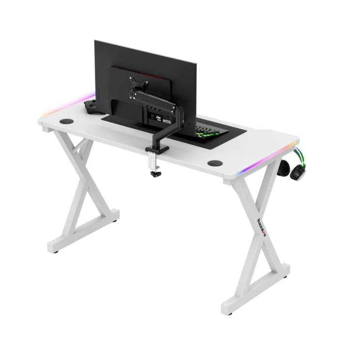 Huzaro Hero 2.3 RGB Gaming Desk White
