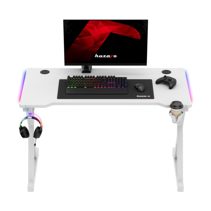 Huzaro Hero 2.3 RGB Gaming Desk White