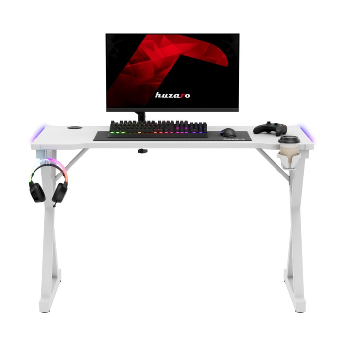 Huzaro Hero 2.3 RGB Gaming Desk White