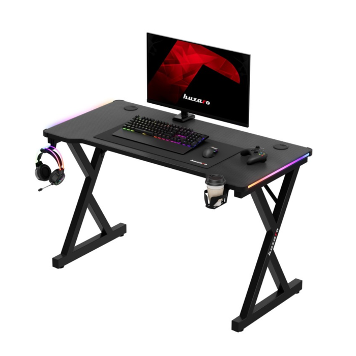 Huzaro Hero 2.3 RGB Gaming Desk Black