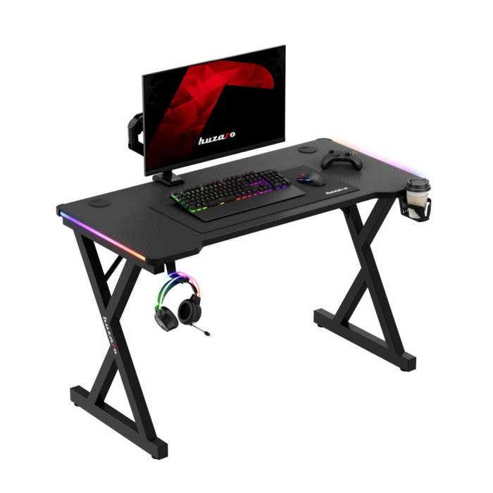 Huzaro Hero 2.3 RGB Gaming Desk Black
