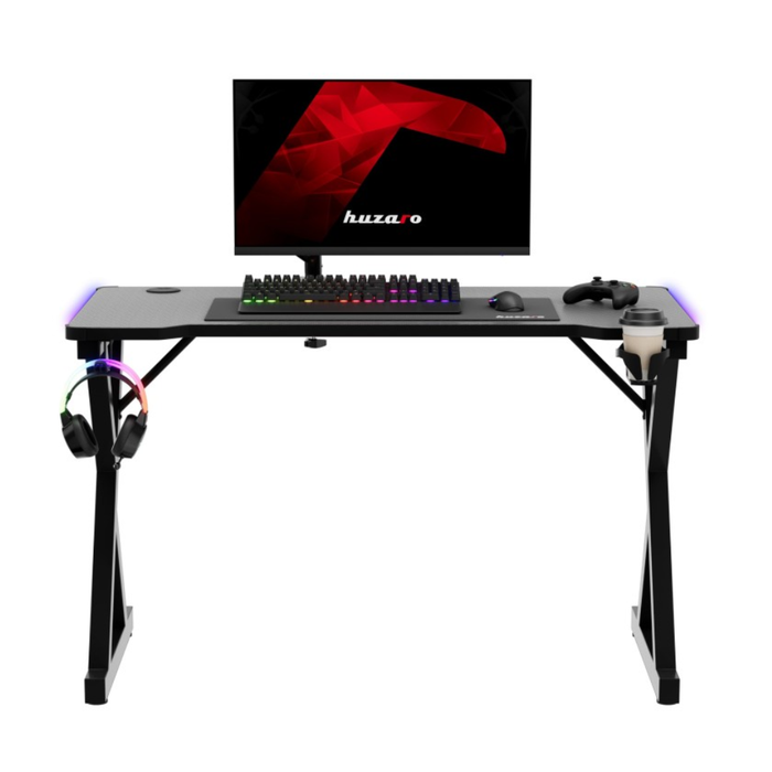 Huzaro Hero 2.3 RGB Gaming Desk Black