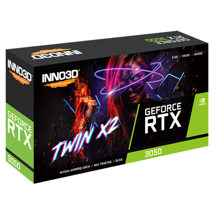 INNO3D GeForce RTX 3050 Twin X2 V2 6GB