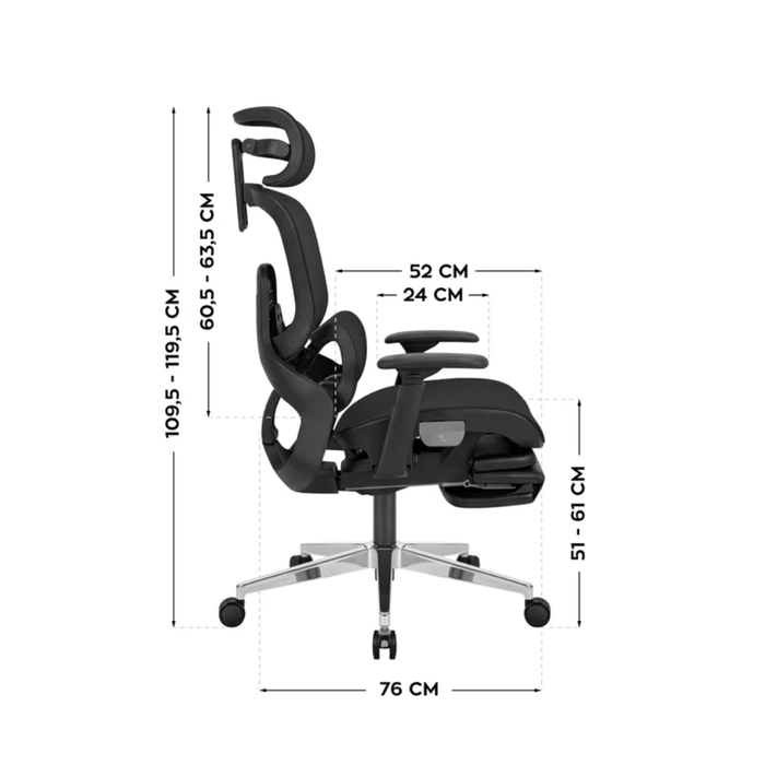 Mark Adler Expert 9.3 Ergonomic Office Chair Black