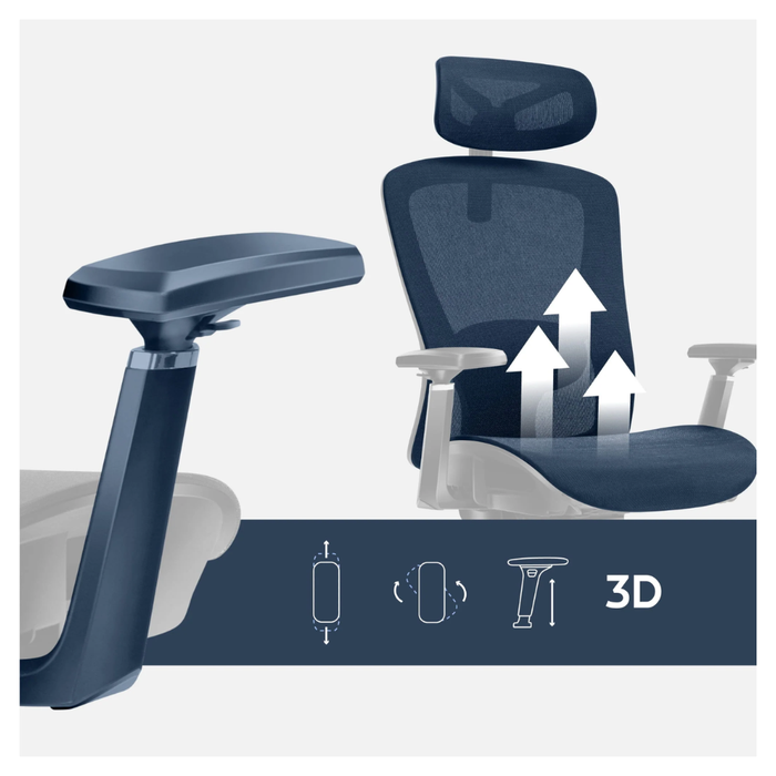 Mark Adler Expert 5.3 Ergonomic Mesh Chair Black