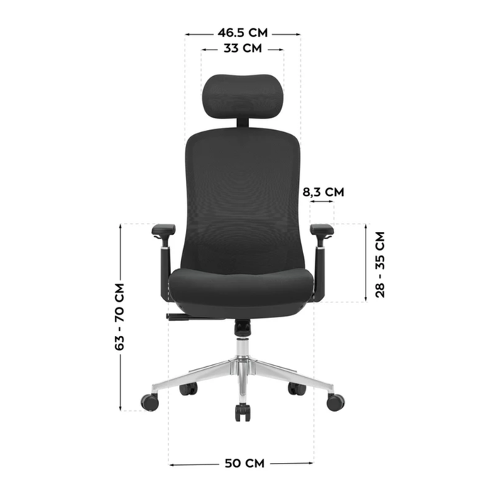 Mark Adler Leadpro 6.0 Ergonomic Massage Chair Black