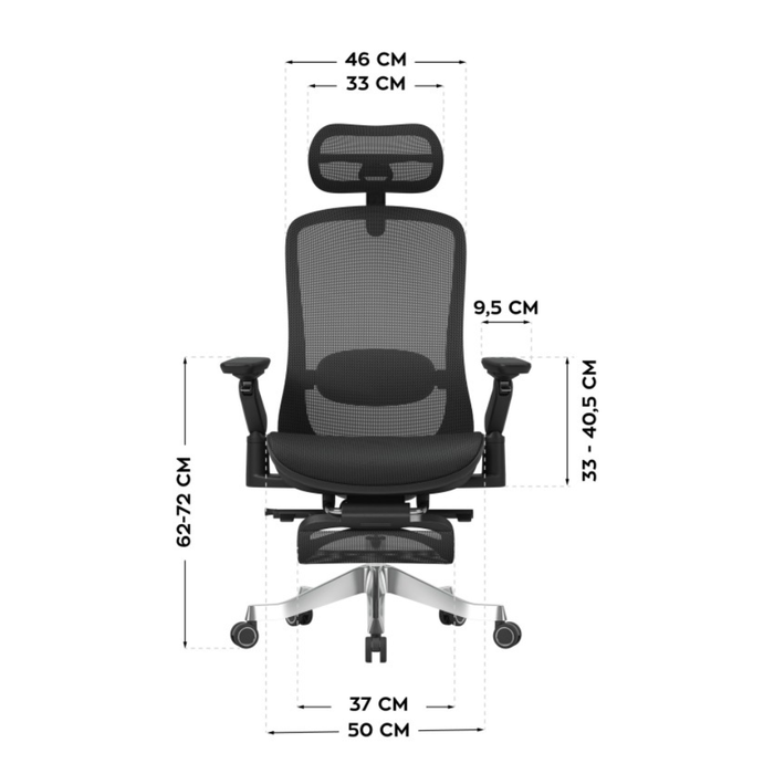 Mark Adler Leadpro 8.7 Ergonomic Massage Chair Black