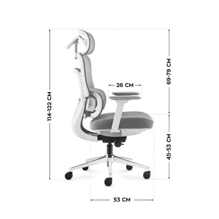 Mark Adler Visioner 6.1 Massage Office Chair Grey