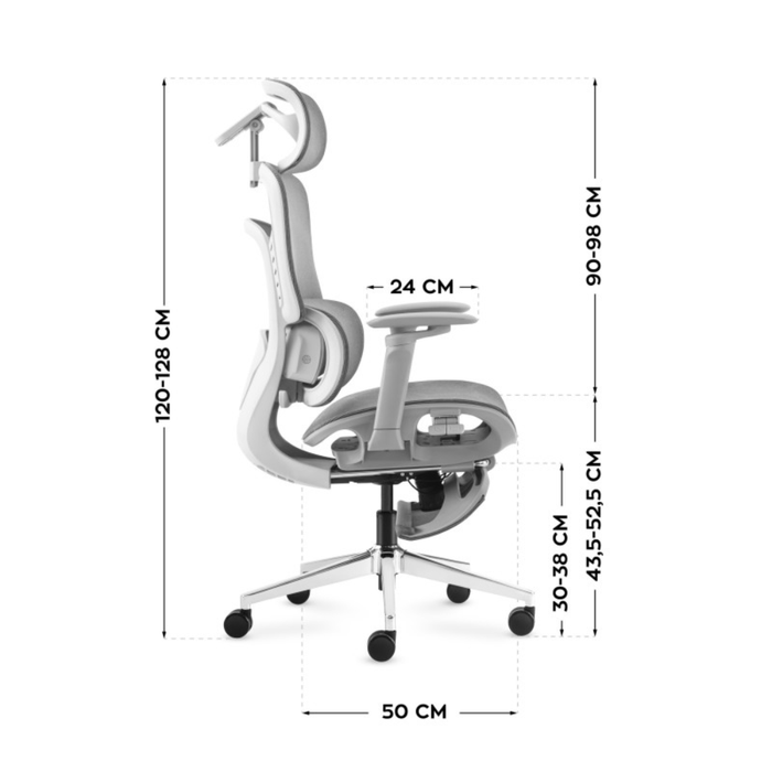 Mark Adler Visioner 8.3 Massage Office Chair Grey