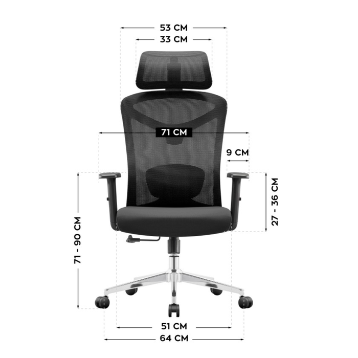 Mark Adler Manager 2.6 Ergonomic Office Chair Black