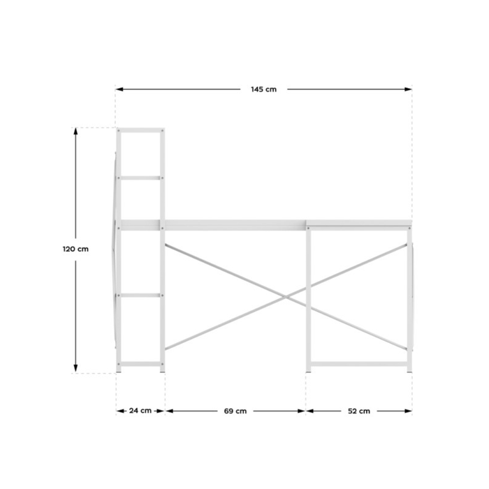 Mark Adler Leader 5.9 Electric Desk White
