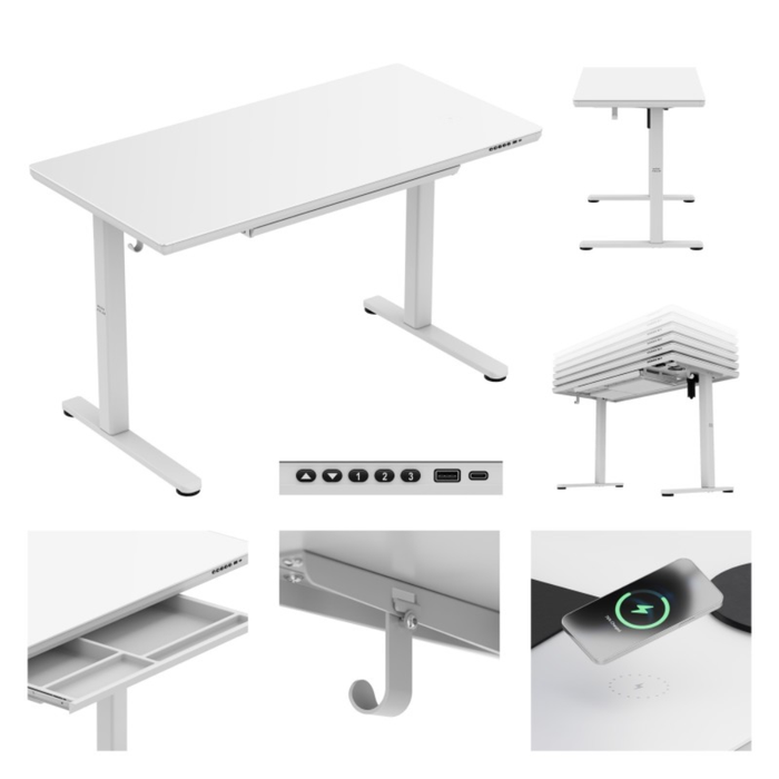 Mark Adler Leader 8.5 Electric Desk White