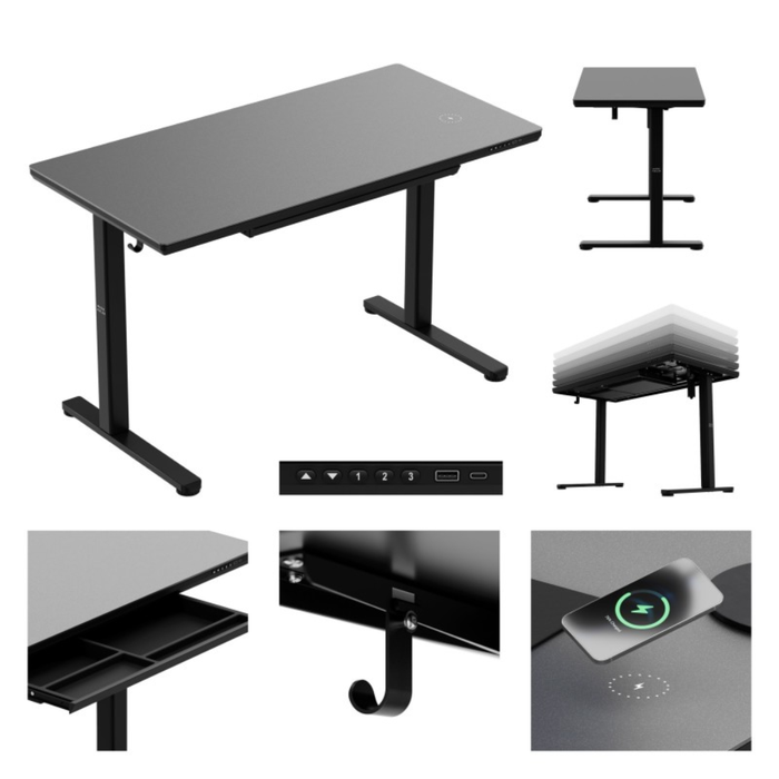 Mark Adler Leader 8.5 Electric Desk Black