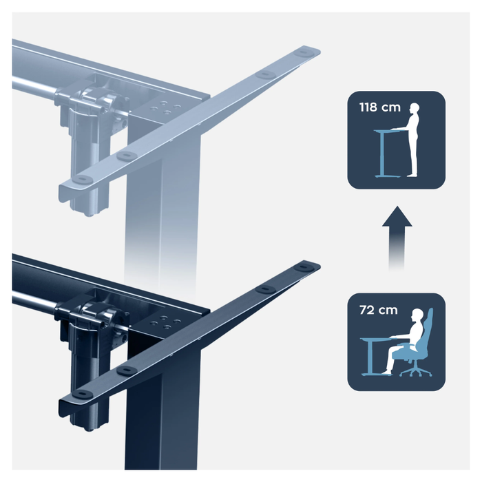 Mark Adler Xeno 4.1 Electric Desk Frame Black
