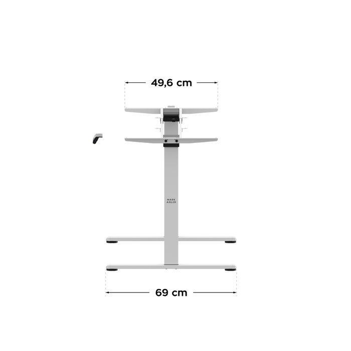 Mark Adler Xeno 4.5 Electric Desk Frame White