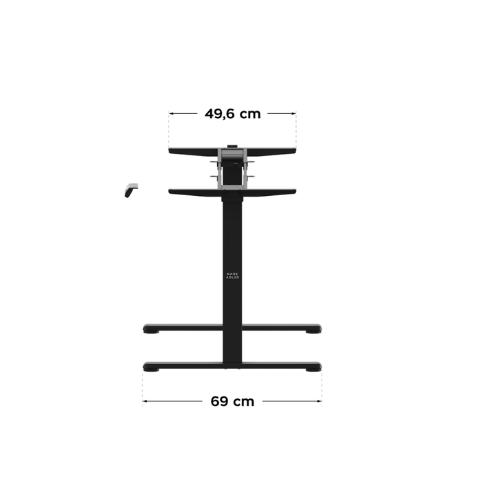 Mark Adler Xeno 4.5 Electric Desk Frame Black