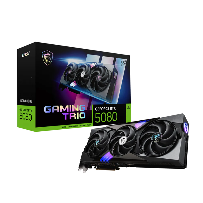 MSI GeForce RTX 5080 GAMING TRIO OC 16GB