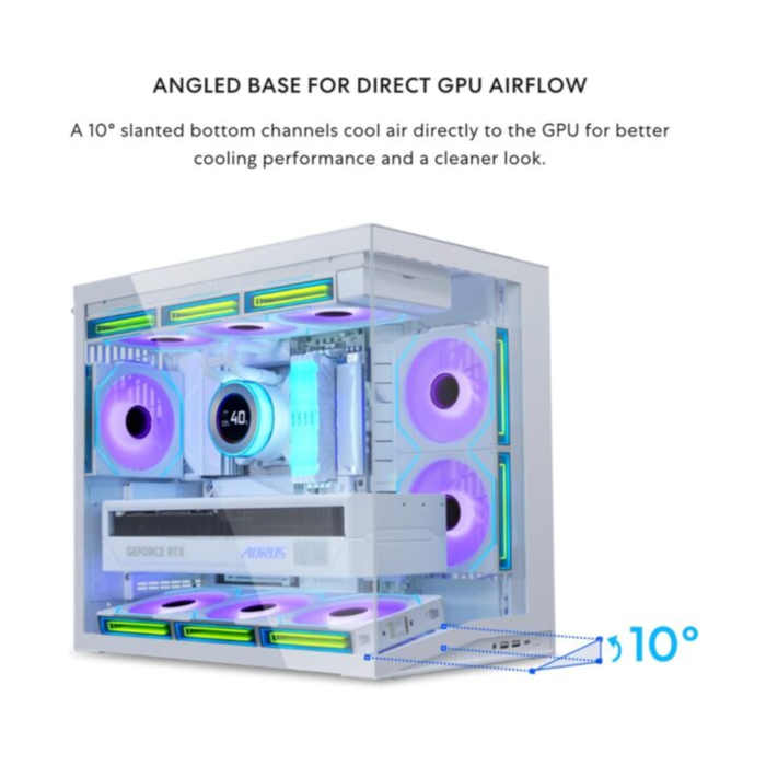 Lian Li PC Case O11 DYNAMIC MINI V2 White