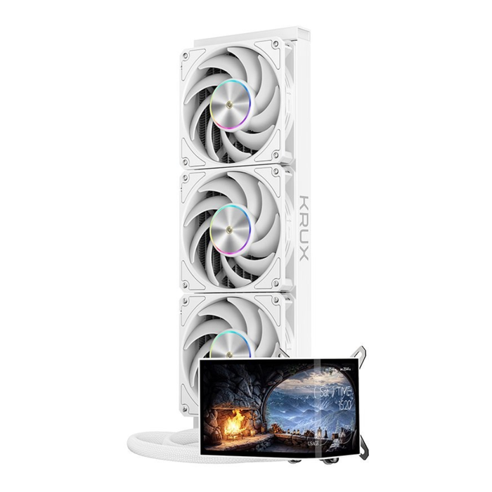 Krux Liquid Cooler HydroArc 360 White