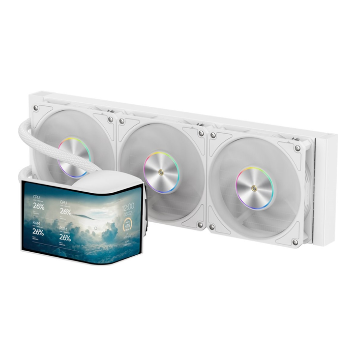 Krux Liquid Cooler HydroArc 360 White